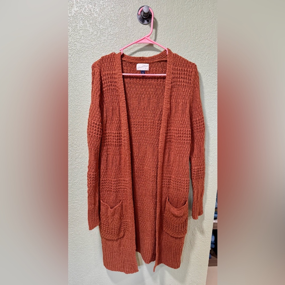 Universal Thread Terracotta Open-Front Cardigan - image 1